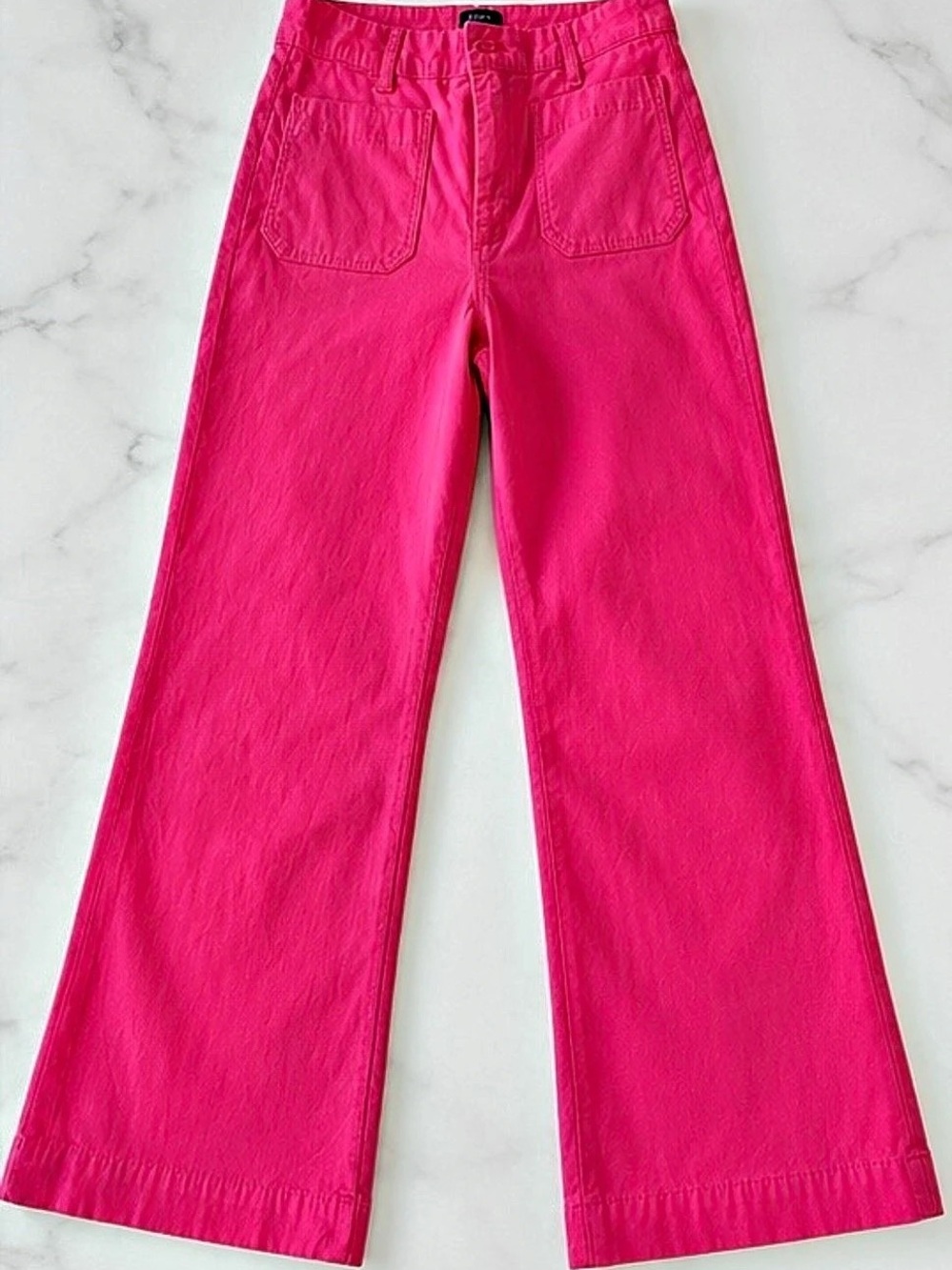 J.Crew Wide Leg Pants in Pink Waist 30- women’s pants